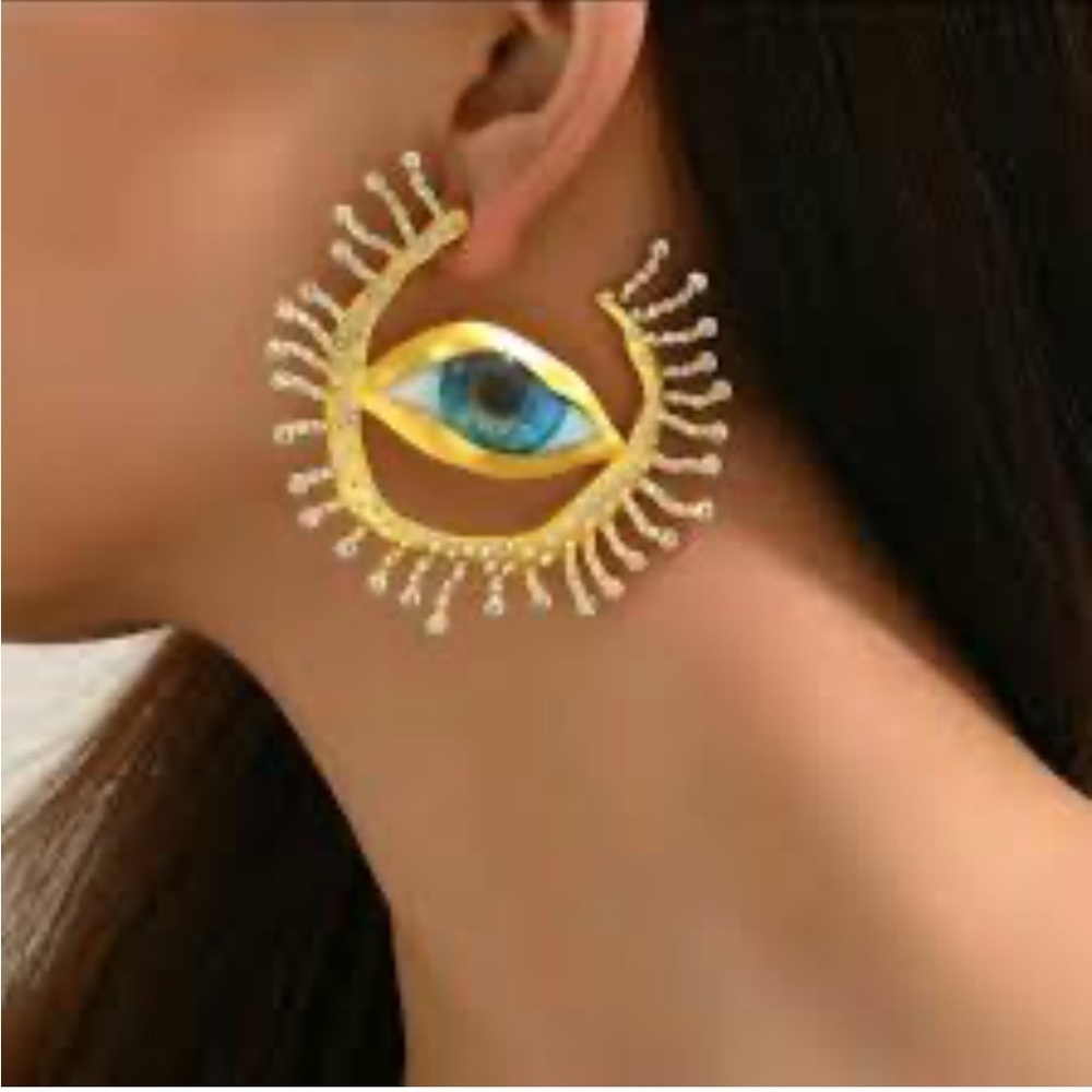 NEW Schiaparelli style surrealist earrings